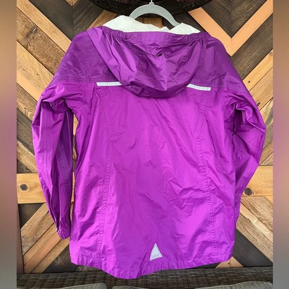 L.L. Bean Girls Large 14-16 Purple Rain Jacket - Picture 6 of 11